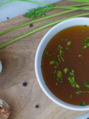 Fixed on Fresh - Slow Cooker Chicken Bone Broth Recipe