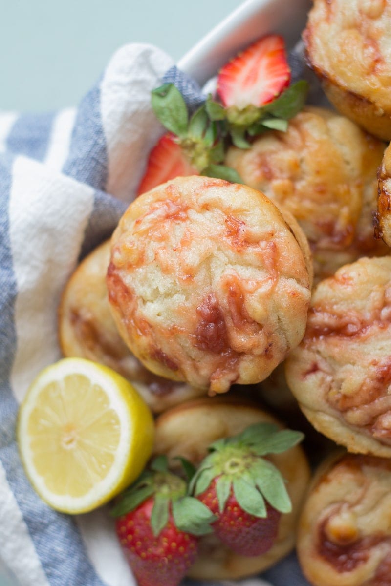 Gluten Free Strawberry Lemonade Muffins