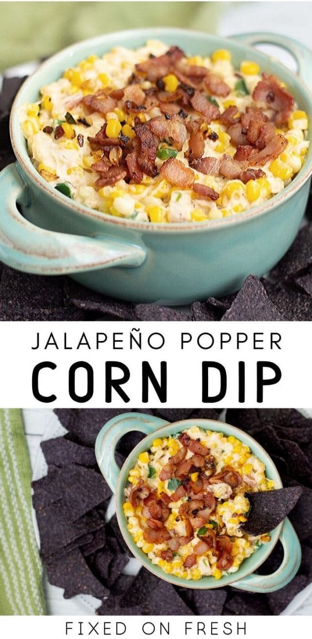 Cheesy Jalapeño Popper Corn Dip FIXED on FRESH