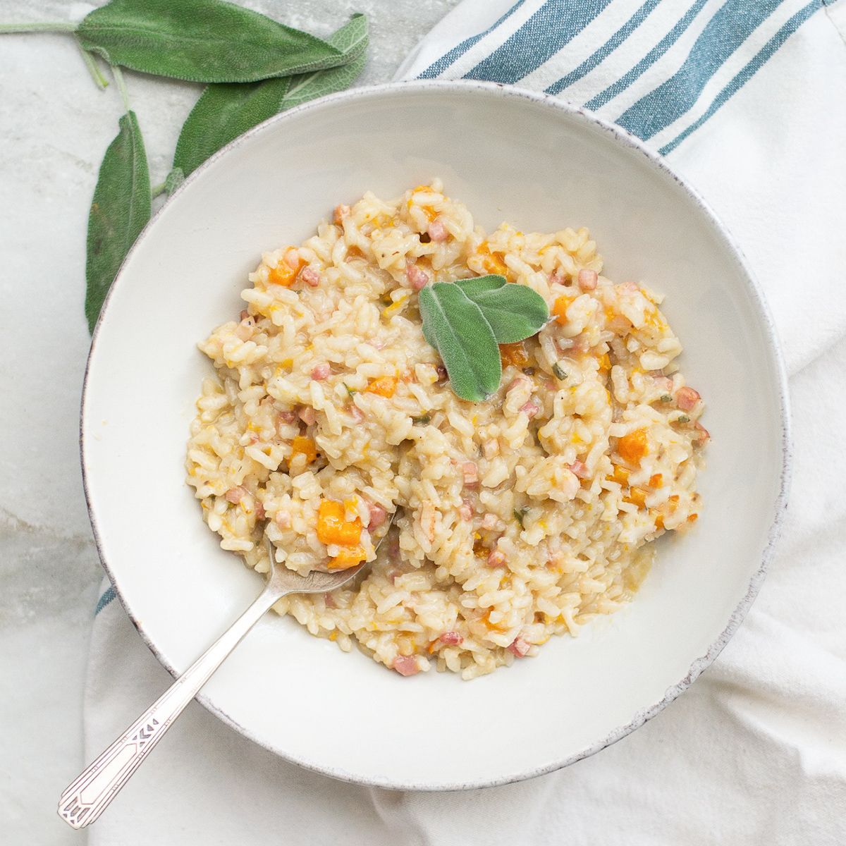 Butternut Squash Risotto With Pancetta FIXED on FRESH