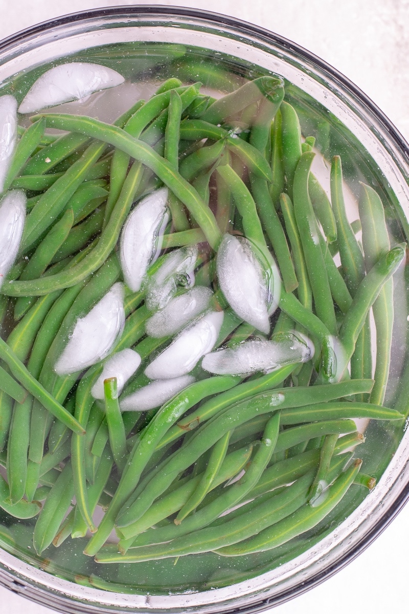 How to blanch green beans