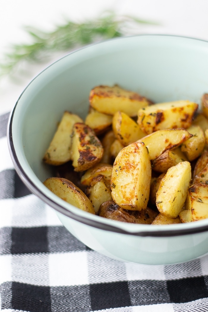 Grilled Potatoes with Rosemary Browned Butter - Fixed on Fresh