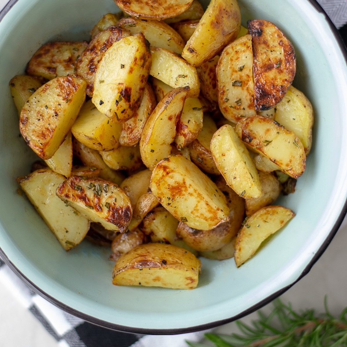 Grilled Potatoes with Rosemary Browned Butter - FIXED on FRESH