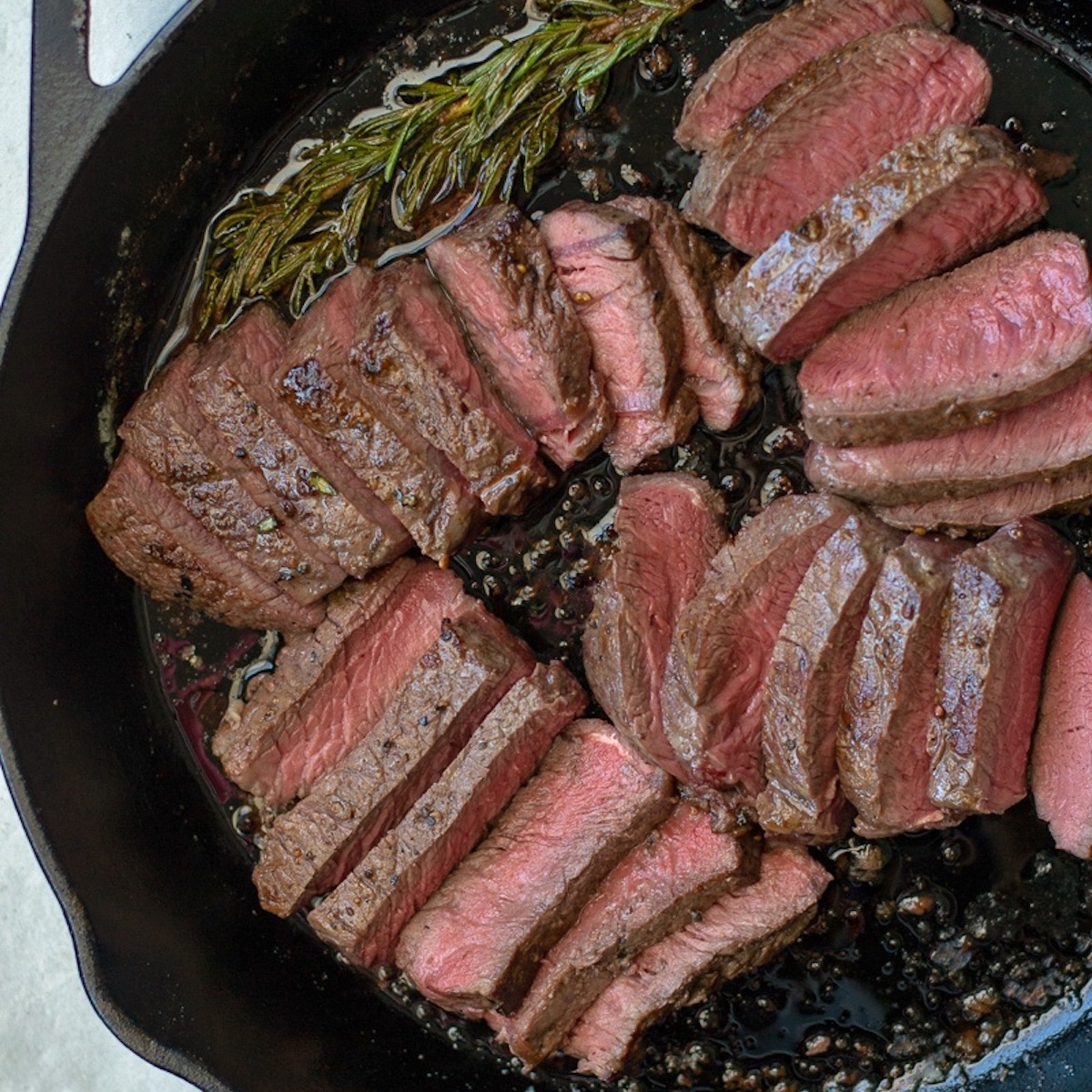 Easy Cast Iron Skillet Steak Recipe - A Joyfully Mad Kitchen