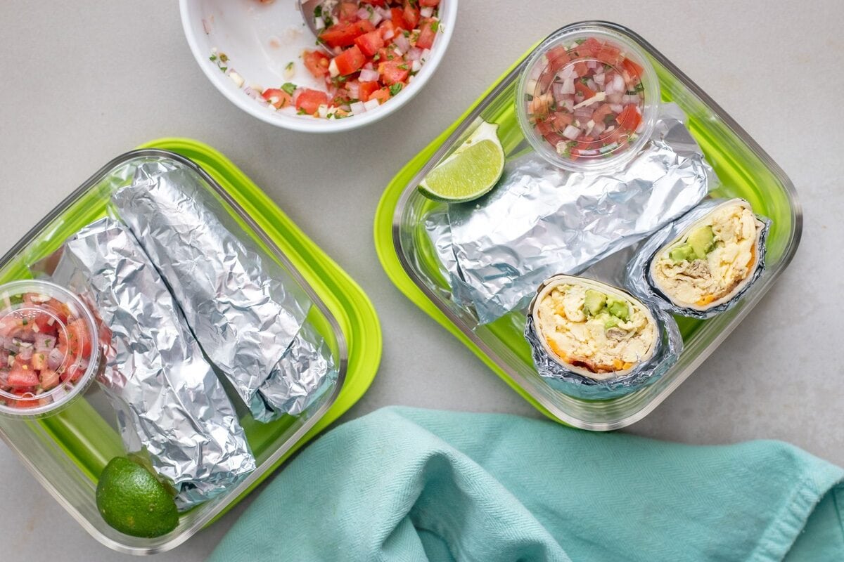 Easy Meal Prep Breakfast Burritos
