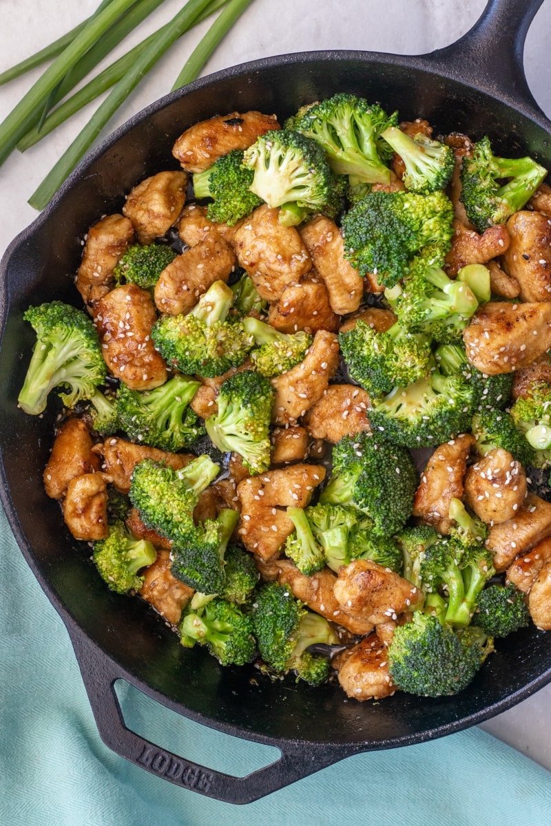 Honey Sesame chicken and Broccoli