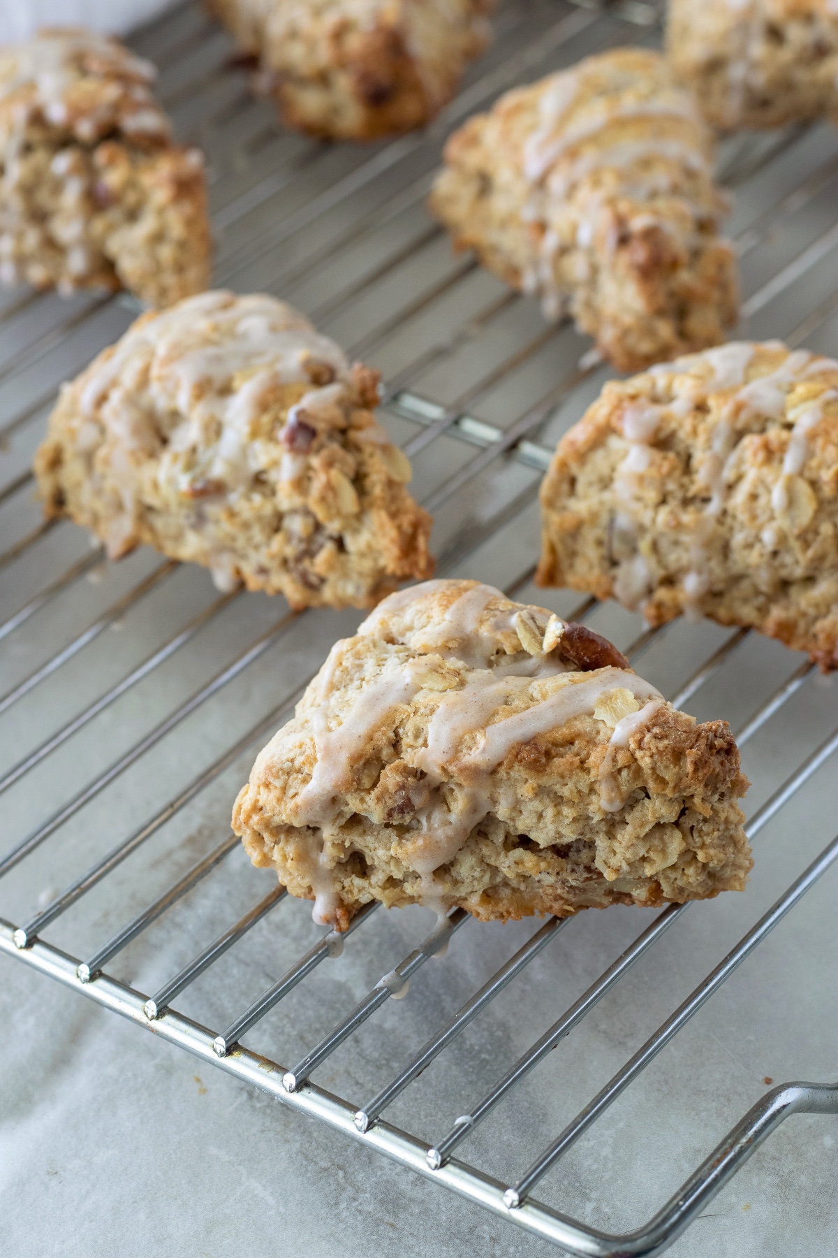 Mini Oatmeal Pecan Scones (The Best!) - FIXED on FRESH