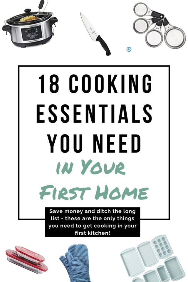 18 Cooking Tools You Need in Your First Kitchen - FIXED on FRESH