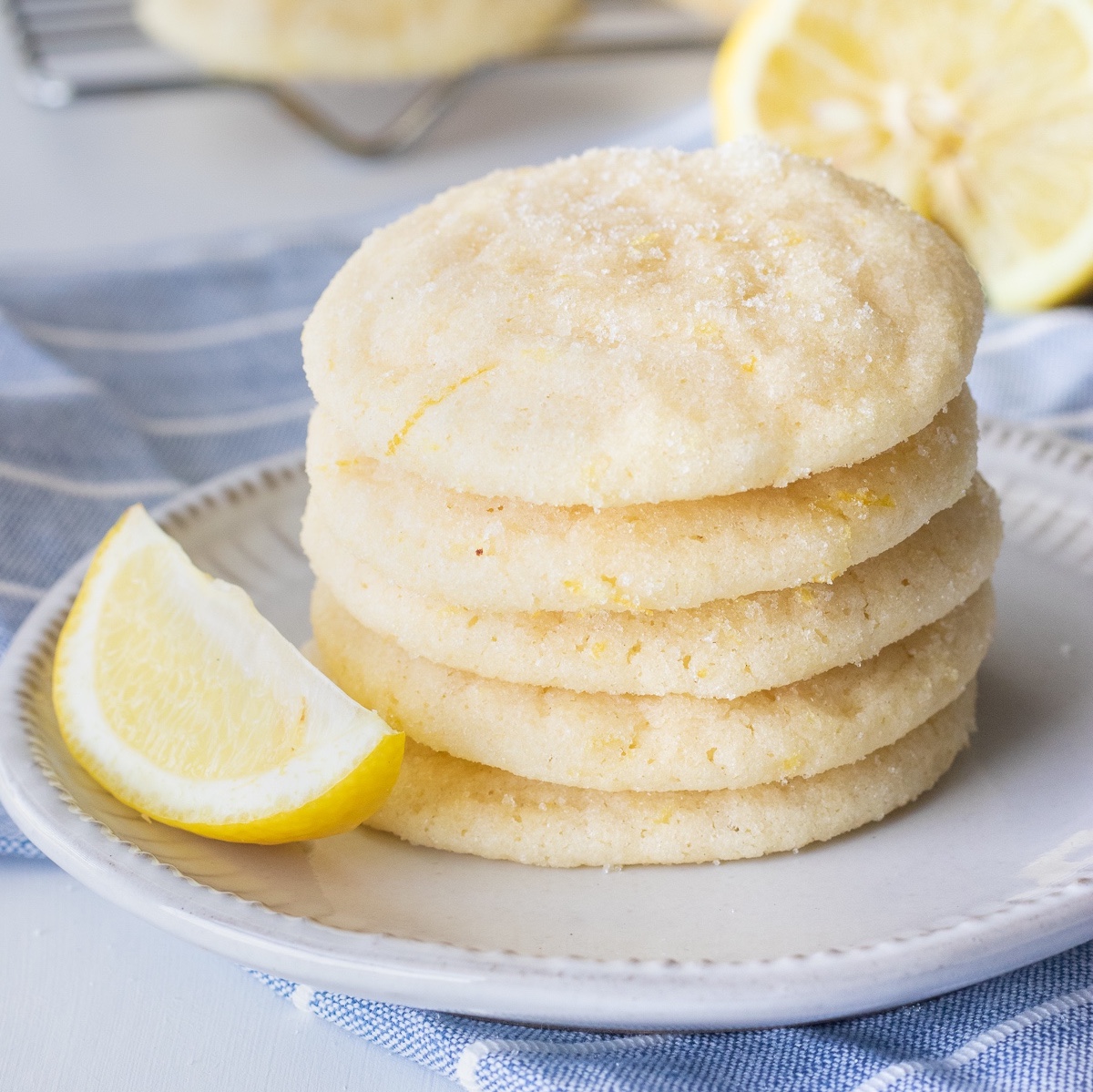 BEST EVER Chewy Lemon Sugar Cookies - FIXED on FRESH