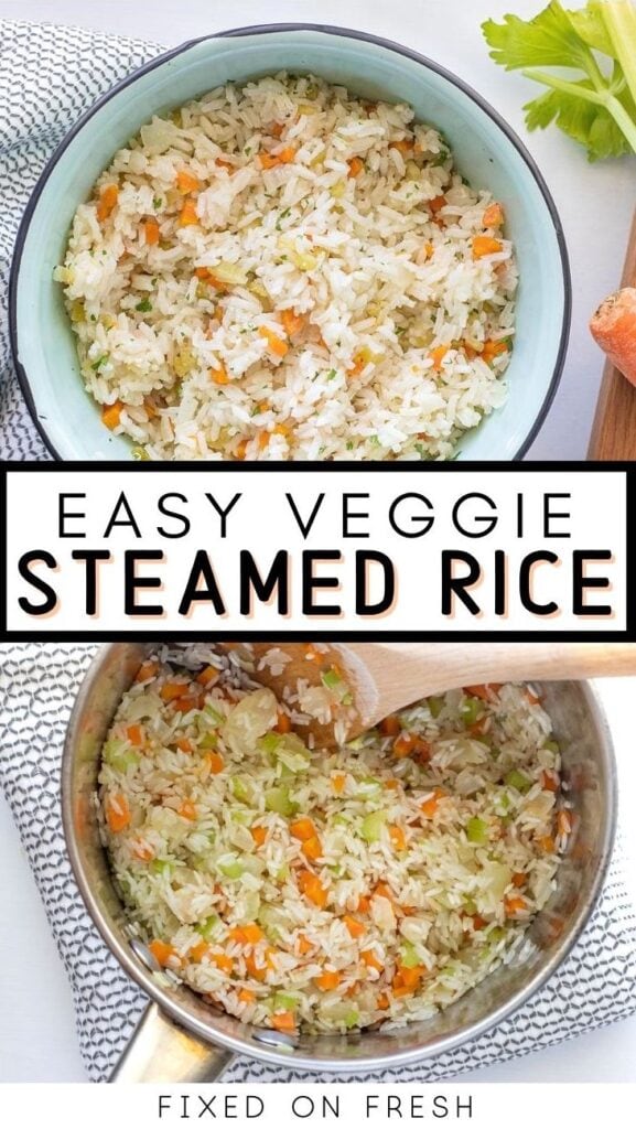 Healthy Vegetable Steamed Rice - FIXED on FRESH