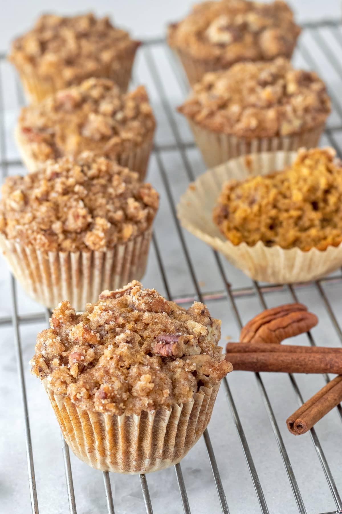 Pumpkin Spice Muffins with Pecans | FIXED on FRESH