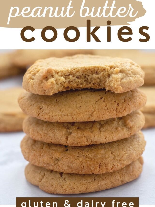 Gluten and Dairy Free Peanut Butter Cookies