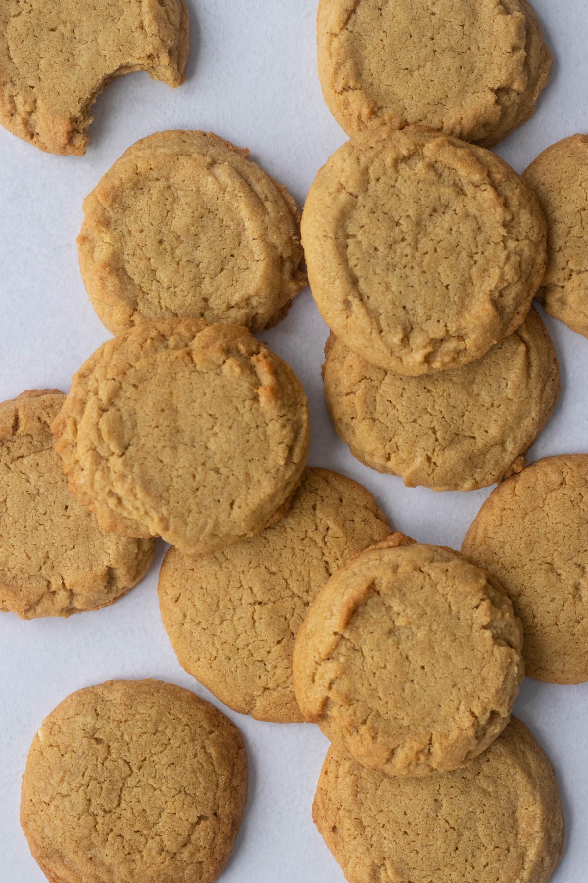 gluten free peanut butter cookies finished baking